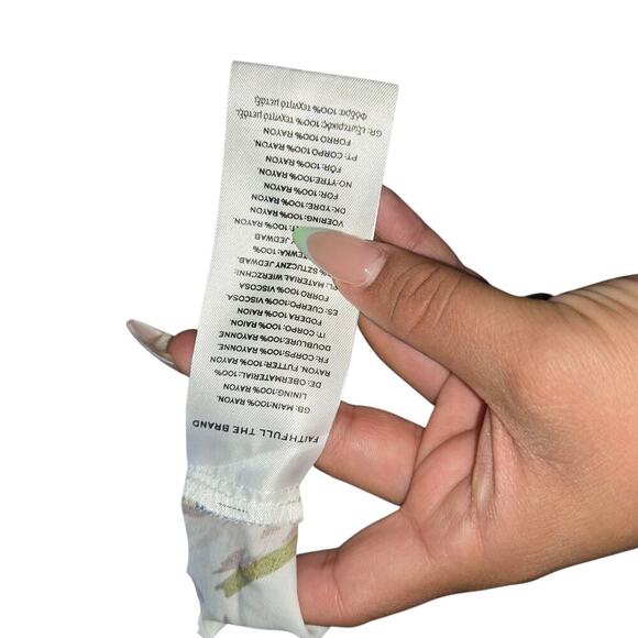 Faithful The Brand Penne Mini Dress in Isadora Floral Navy Size: 4 - Picture 5 of 6